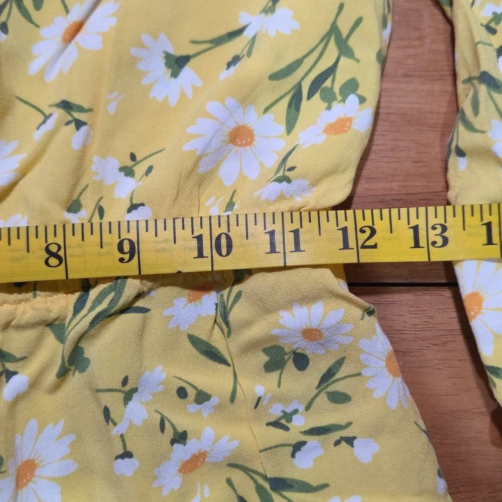 The Children's‎ Place Sunny Floral Romper Size 7/8